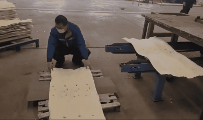 вертикальная сушилка для шпона