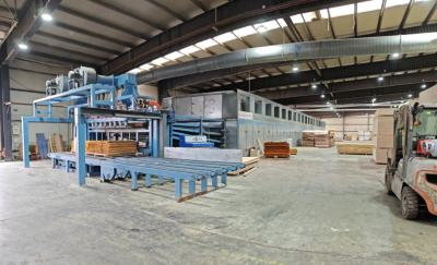 Máy sấy veneer 4 tầng