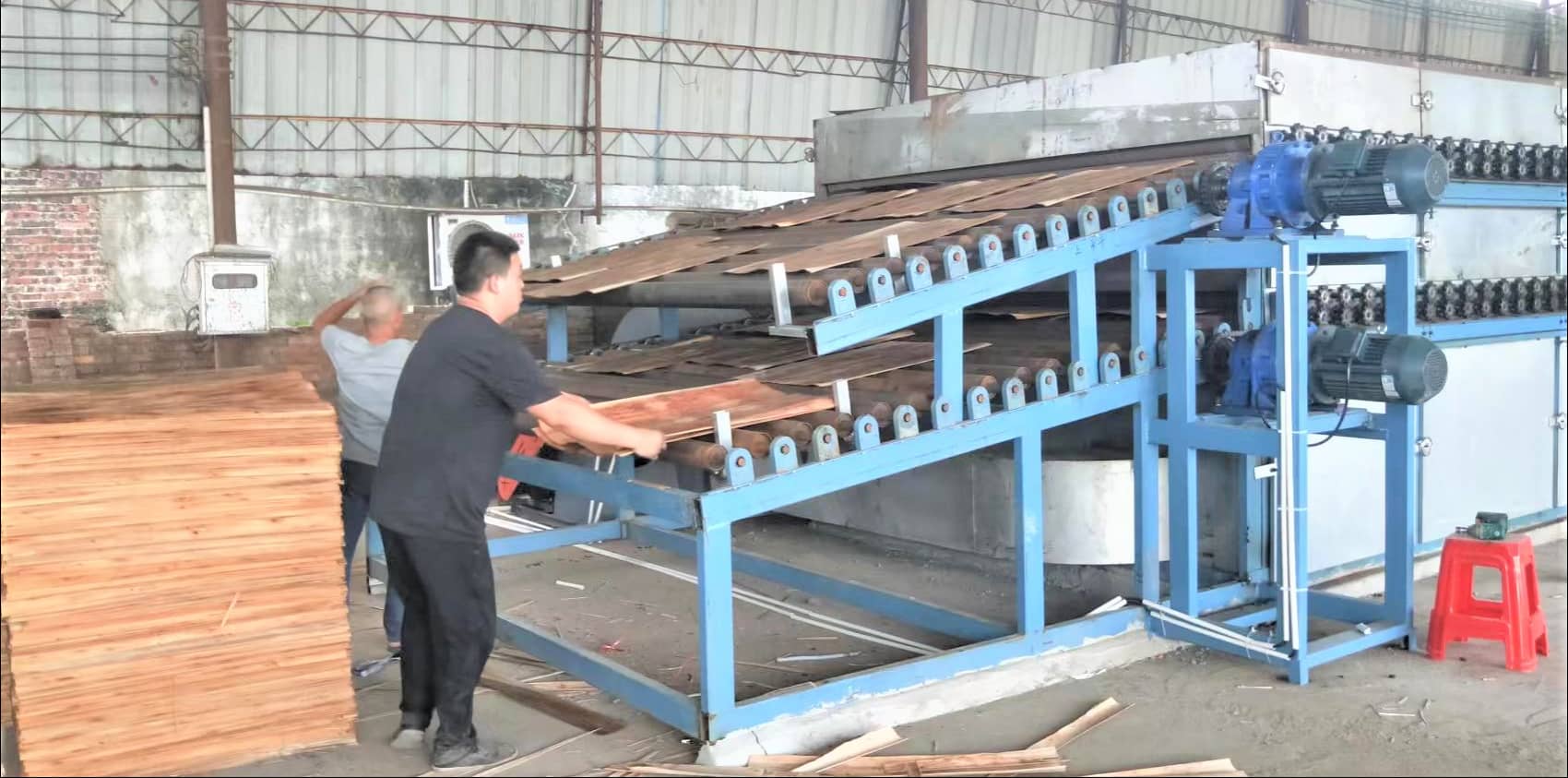 เครื่องอบแห้งวีเนียร์ 2 ชั้น