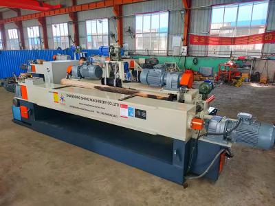 Wood Peeling Machine with double row rotary cutting