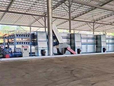 The 2-Deck 48m Roller Veneer Dryer is used for drying eucalyptus