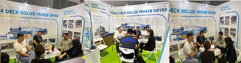 Customers at exhibition