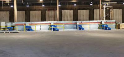 1-deck roller veneer drying machine