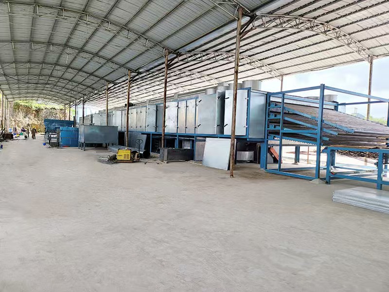 yüz ahşap kaplama kurutma makinesi