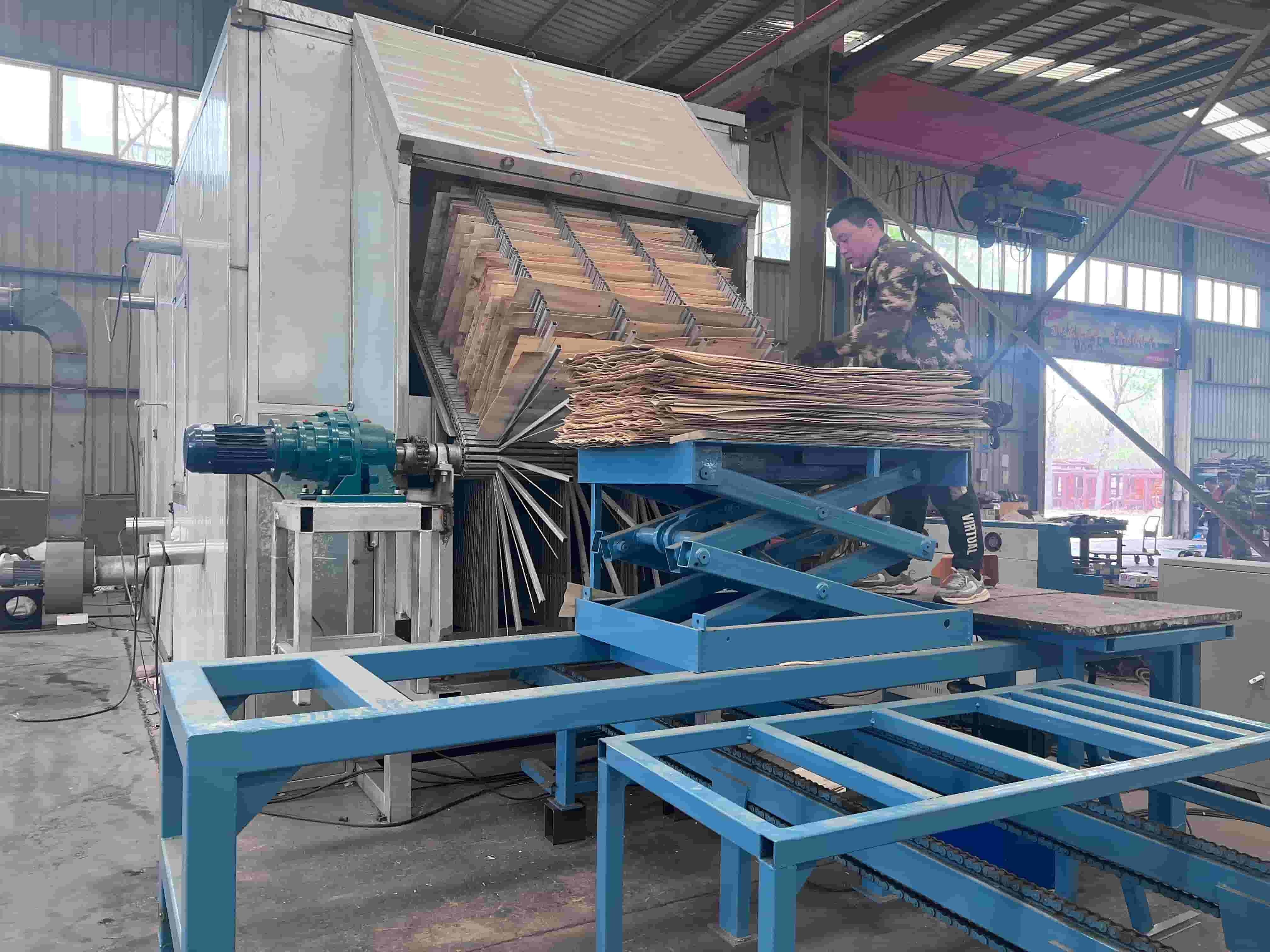 Máy sấy veneer dọc